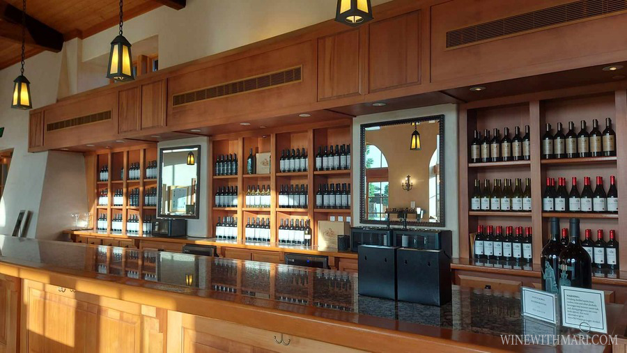 St. Francis borászat kostolóterme, Sonoma, Kalifornia